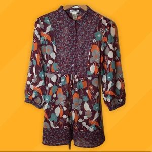 2/$25 Vintage Forever 21 Tunic Top